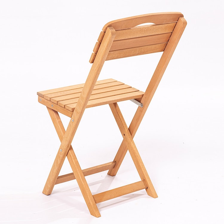Zestaw ogrodowy dwuosobowy Posebold ze stolikiem i krzesłami dąb  - zdjęcie 4