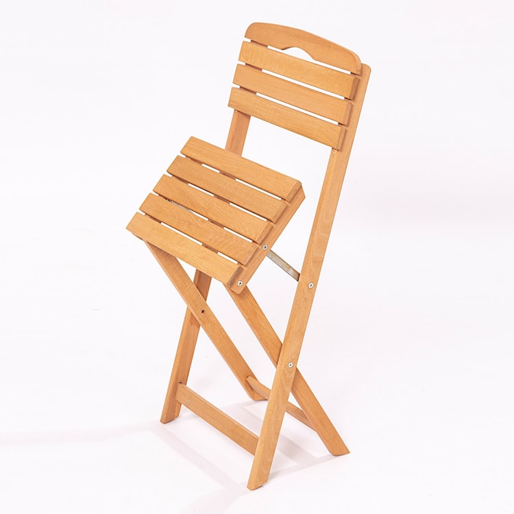 Zestaw ogrodowy dwuosobowy Posebold ze stolikiem i krzesłami dąb  - zdjęcie 5
