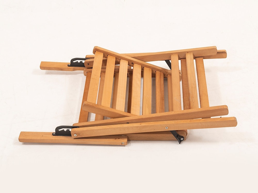 Zestaw ogrodowy Poweally dwuosobowy stolik i krzesła z podłokietnikami kremowe poduchy  - zdjęcie 4