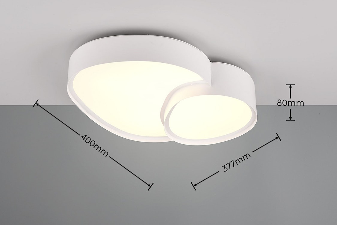 Plafon Rise LED biały  - zdjęcie 5