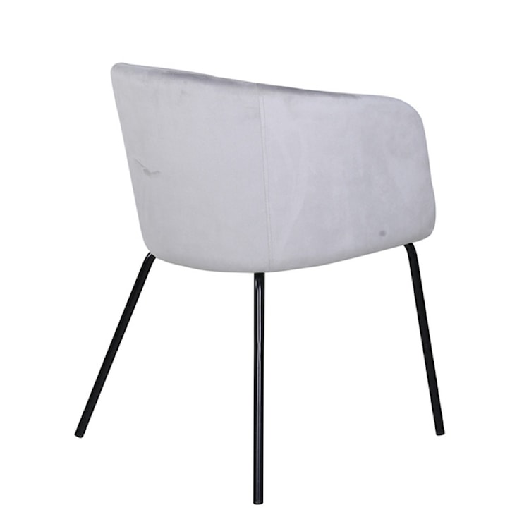 Krzesło tapicerowane Ressator szary velvet  - zdjęcie 4