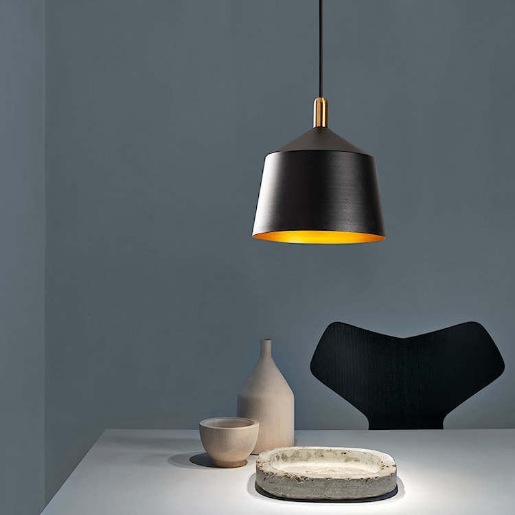 Lampa sufitowa Ardulace średnica 25 cm czarna/złota  - zdjęcie 3