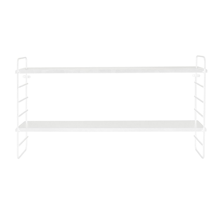 Półka ścienna Ardara 65 cm biała  - zdjęcie 2