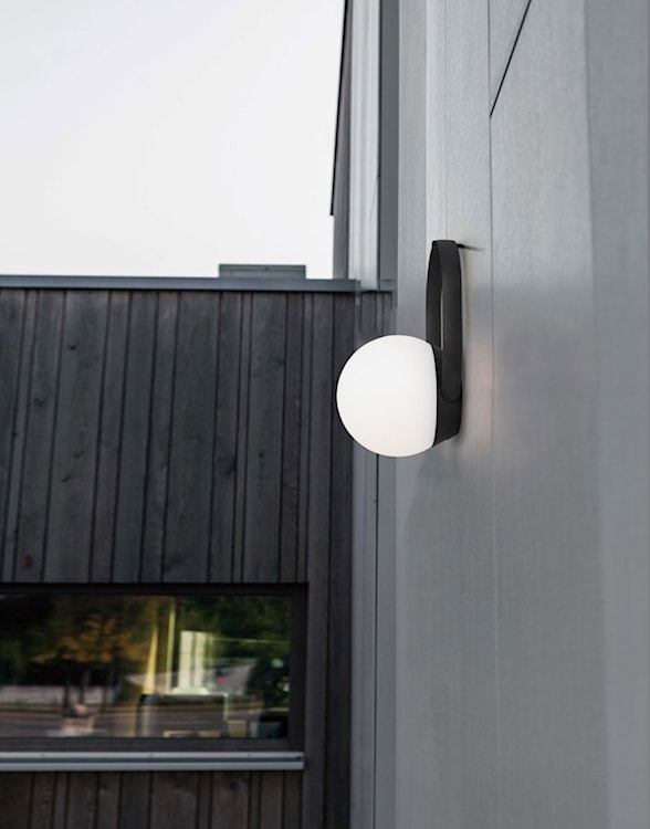 Lampa zewnętrzna Cardi LED czarno-biała  - zdjęcie 3