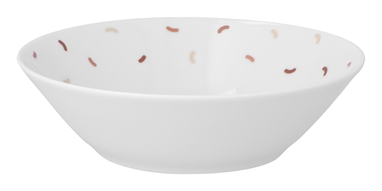 Zestaw dziecięcy porcelanowy dla 1 os. Wiewiórka biało-brązowy  - zdjęcie 3