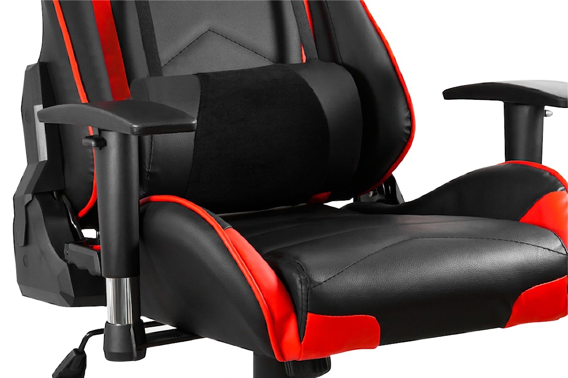 Fotel gamingowy Dynamiq II czarny / czerwony  - zdjęcie 4