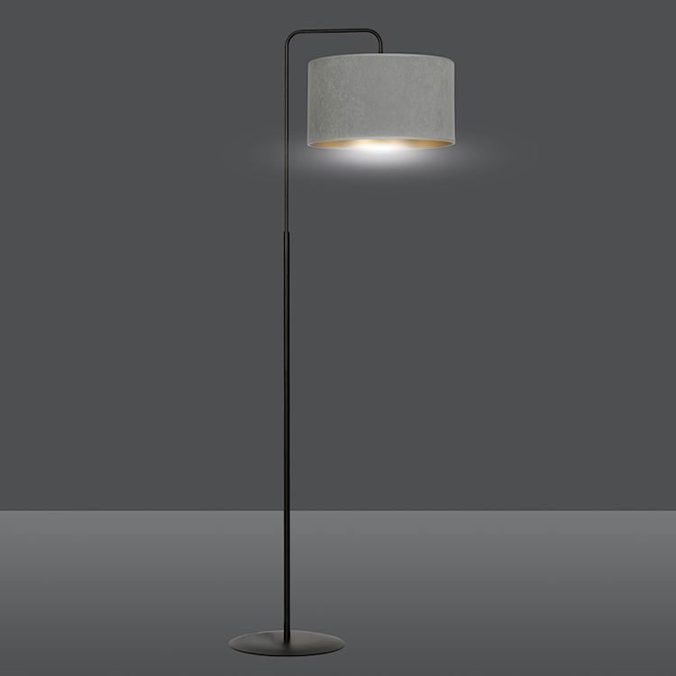 Lampa podłogowa Hellid 150 cm szara  - zdjęcie 5