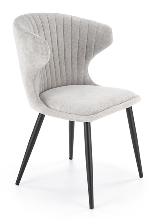 Krzesło tapicerowane Meterp szare