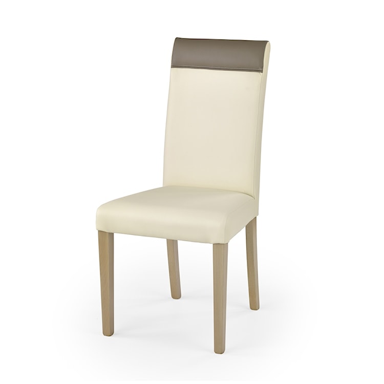 Krzesło tapicerowane Kortine kremowo-beżowe