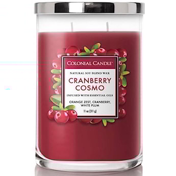 Świeca sojowa zapachowa Colonial Candle Cranberry Cosmo 311 g