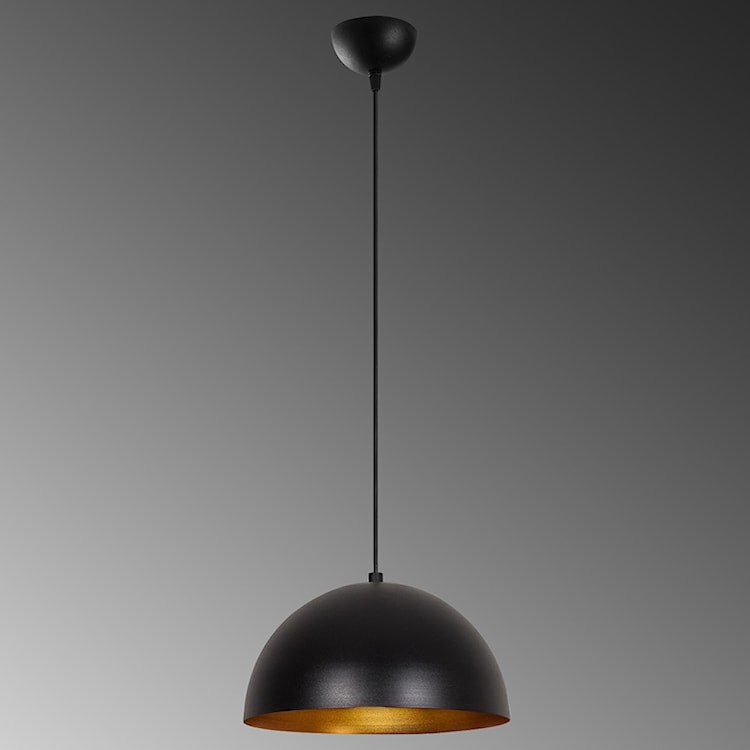Lampa sufitowa Rientaki średnica 30 cm czarna  - zdjęcie 6