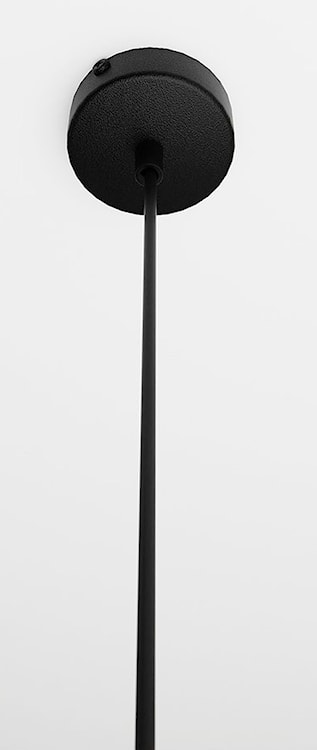 Lampa wisząca Istar czarna z miodowym kloszem x1  - zdjęcie 6