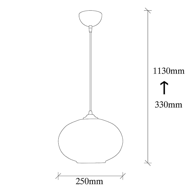 Żyrandol Menkent średnica 25 cm  - zdjęcie 5