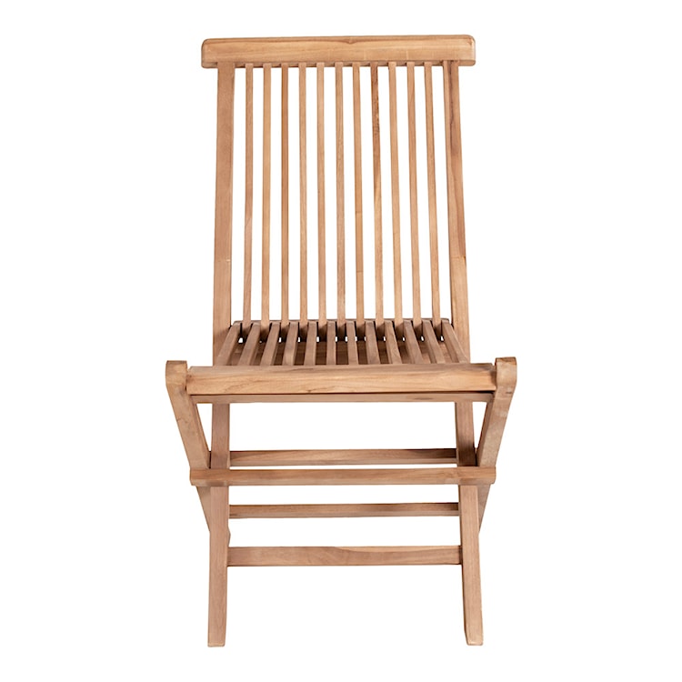 Krzesło ogrodowe Rewani 89 cm z drewna tekowego  - zdjęcie 5