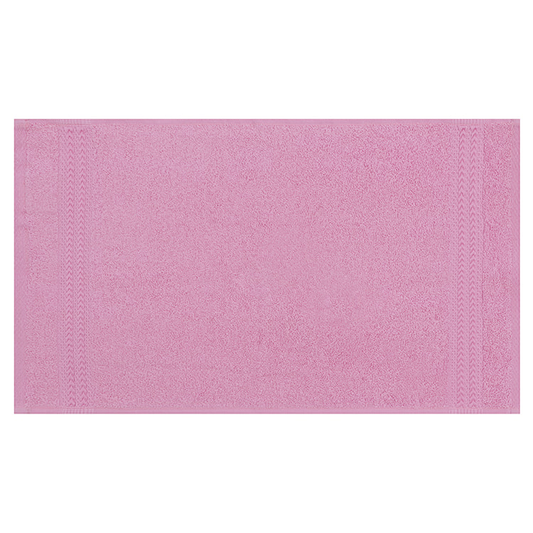 Zestaw sześciu ręczników Bainrow 30/50 cm różowy  - zdjęcie 5