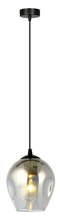 Lampa wisząca Istar czarna z grafitowym kloszem x1  - zdjęcie 7