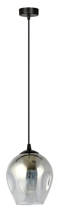 Lampa wisząca Istar czarna z grafitowym kloszem x1 