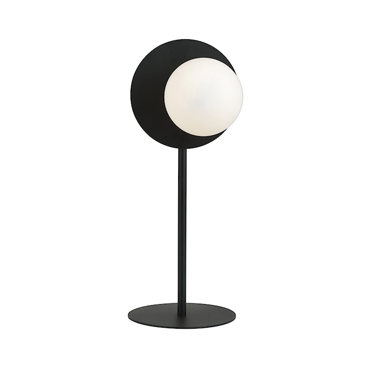 Lampa stołowa Salvies czarno-biała  - zdjęcie 2