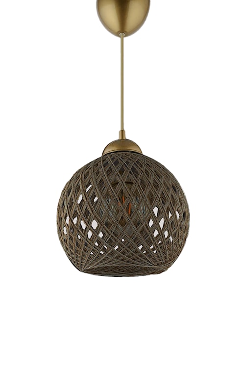 Lampa wisząca Monoving klosz pleciony 