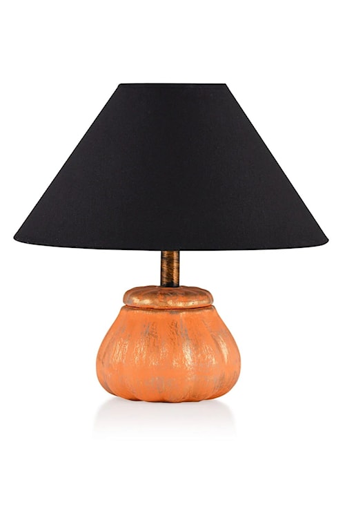 Lampa stołowa Hildore czarno/pomarańczowa
