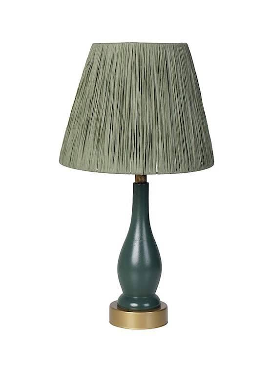 Lampa stołowa Selloon średnica 25 cm zielono/złota