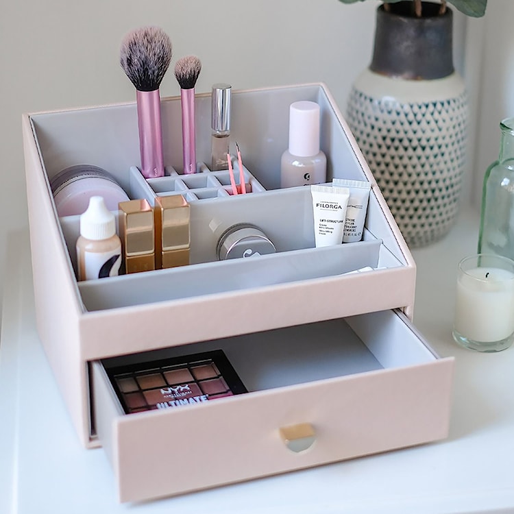 Organizer Makeup Organiser różowy  - zdjęcie 3