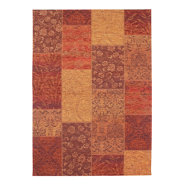 Dywan syntetyczny Patchwork Chenille terracotta Prostokątny/155x230  - zdjęcie 2