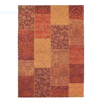 Dywan syntetyczny Patchwork Chenille terracotta Prostokątny/155x230