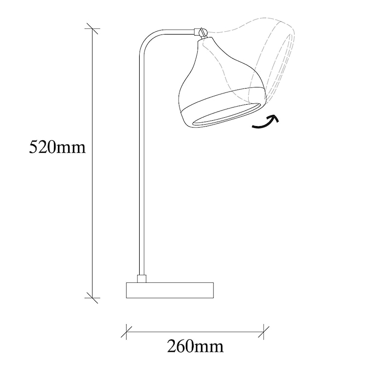 Lampa stołowa Queenie  - zdjęcie 5