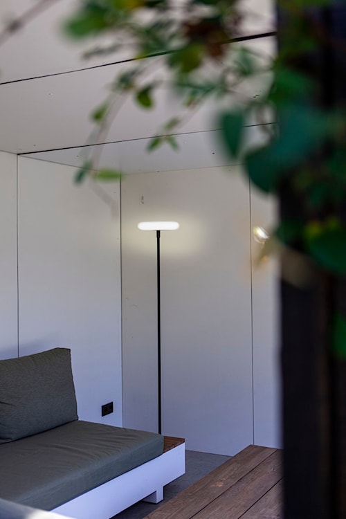Lampa ogrodowa Pops LED solarna 173 cm czarna  - zdjęcie 2