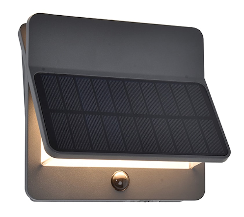 Kinkiet zewnętrzny Aleta LED solarny szary 