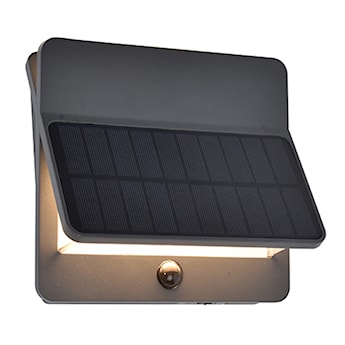 Kinkiet zewnętrzny Aleta LED solarny szary