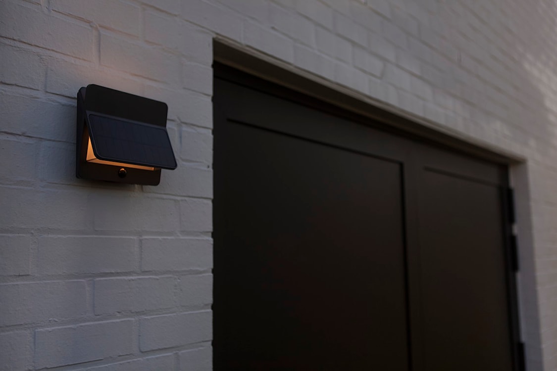 Kinkiet zewnętrzny Aleta LED solarny szary  - zdjęcie 3