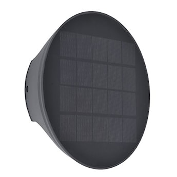 Kinkiet zewnętrzny Belka LED solarny czarny