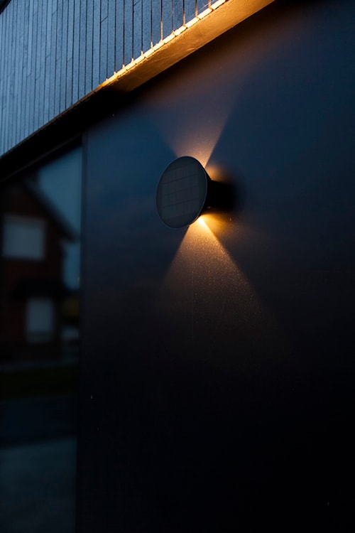 Kinkiet zewnętrzny Belka LED solarny czarny  - zdjęcie 3