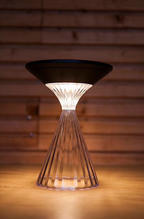 Lampa ogrodowa Miyi LED solarna czarna  - zdjęcie 4