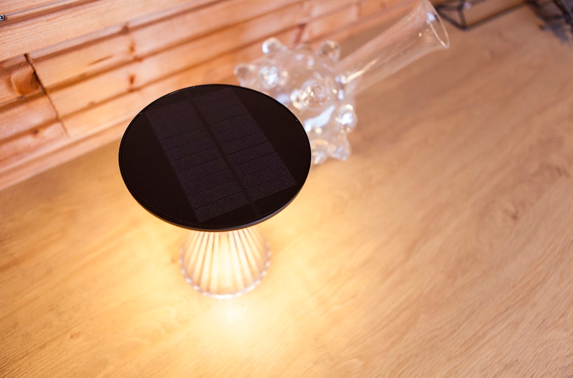 Lampa ogrodowa Miyi LED solarna czarna  - zdjęcie 5