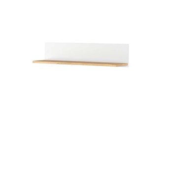 Półka ścienna Story 110 cm biała - dąb nash