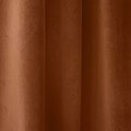 Zasłona do salonu Myrrhis w tkaninie PET FRIENDLY 280x270 cm brązowa  - zdjęcie 6