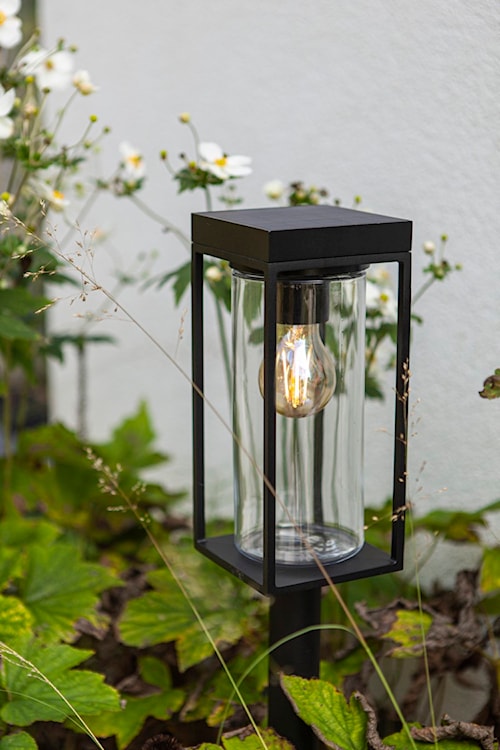 Lampa ogrodowa Flair LED solarna czarna  - zdjęcie 3