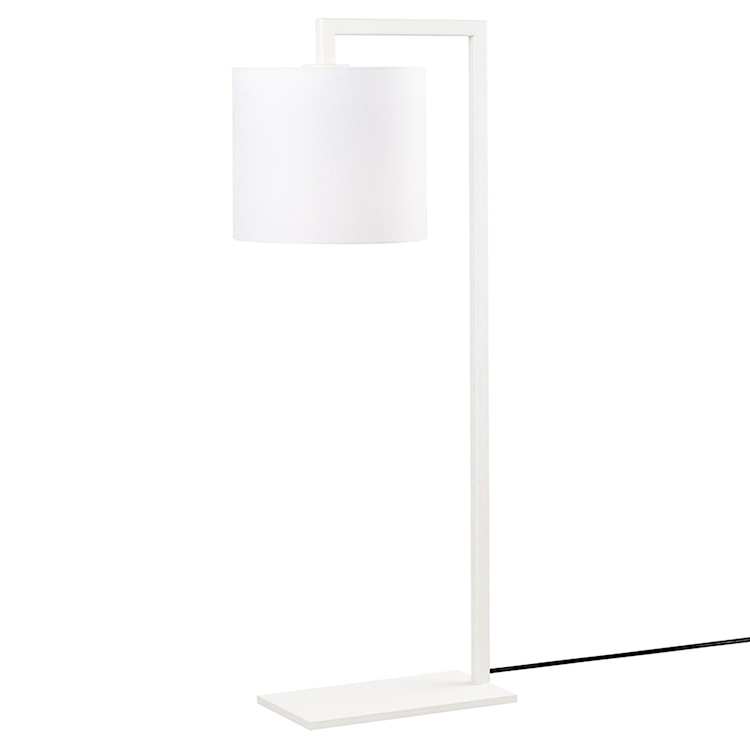 Lampa stołowa Gicanna klasyczna średnica 20 cm biała 