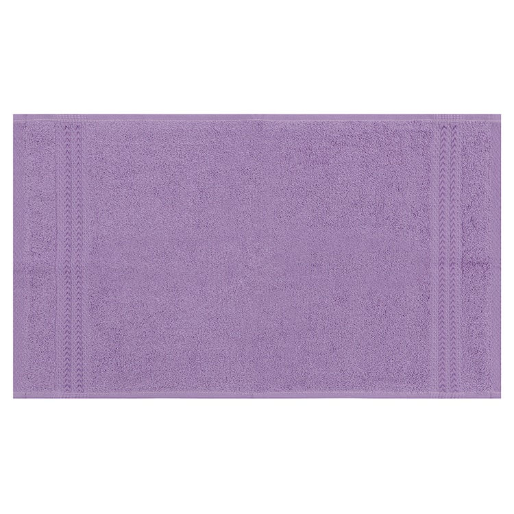 Zestaw sześciu ręczników Bainrow 30/50 cm liliowy  - zdjęcie 5