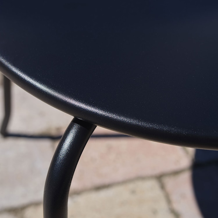Zestaw dwóch foteli ogrodowych Boassy ze stolikiem szary/czarny  - zdjęcie 15