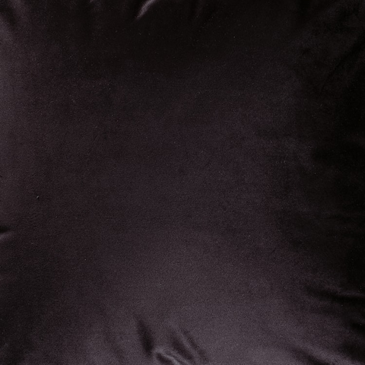 Poduszka dekoracyjna Sylvanca w tkaninie EASY CLEAN 45x45 cm czarna z zamkiem ozdobnym  - zdjęcie 2