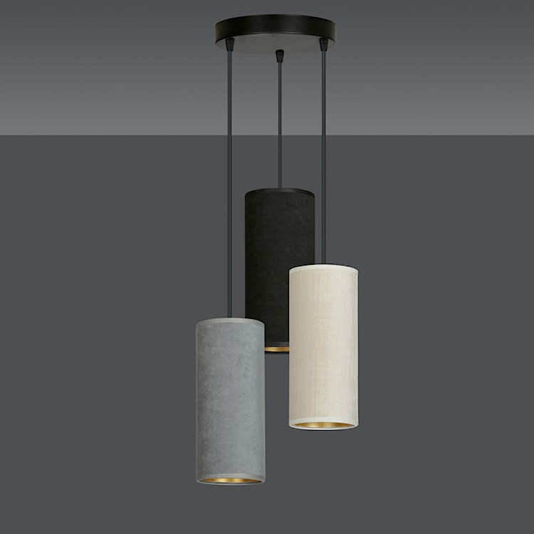Lampa wisząca Bonett x3 asymetryczna średnica 35 cm mix kolorów  - zdjęcie 4