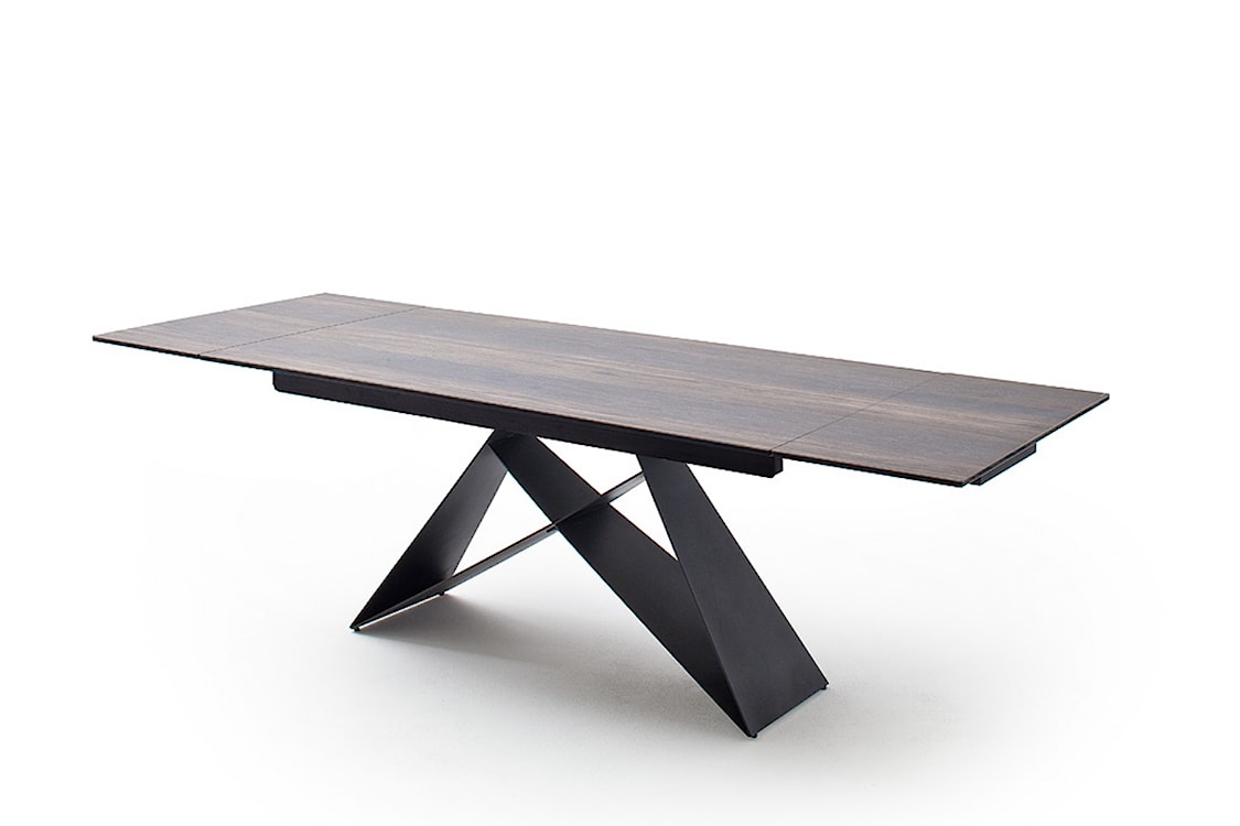 Stół do jadalni Hootion rozkładany 160x240x90 cm ciemne drewno  - zdjęcie 4
