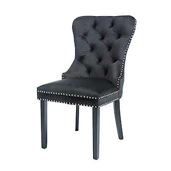 Krzesło tapicerowane Violart czarny