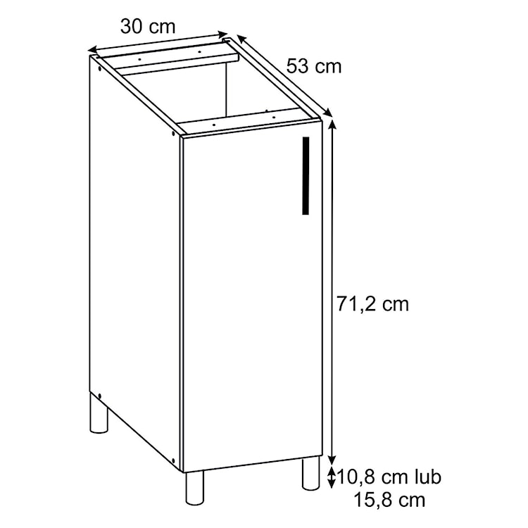 Zestaw mebli kuchennych Pollina biały 150x290 cm  - zdjęcie 17