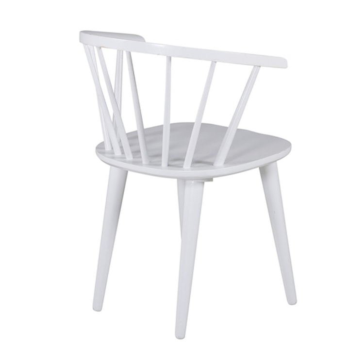 Krzesło drewniane Garfew białe  - zdjęcie 7