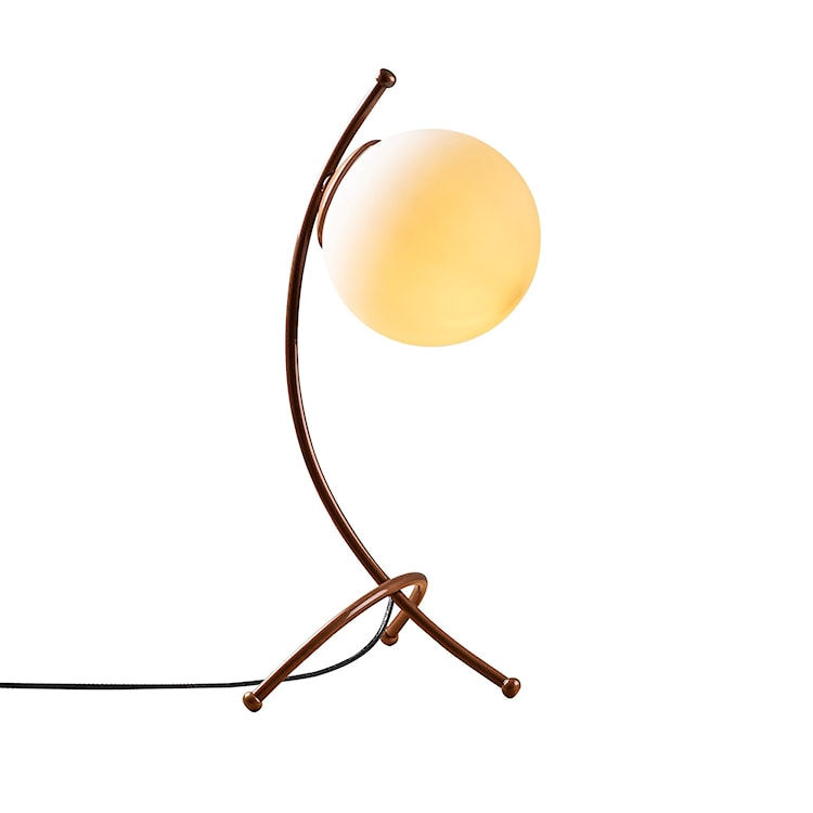 Lampa stołowa Villne miedziana  - zdjęcie 2